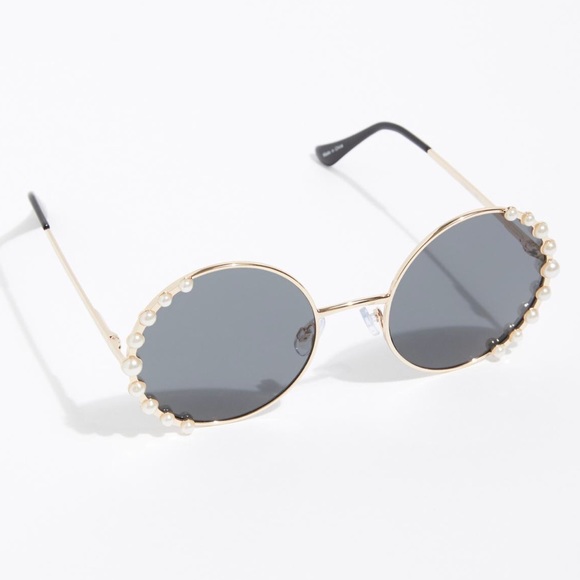 Gabriella Pearl SUNGLASSES Round Sunnies NEW - Picture 2 of 4